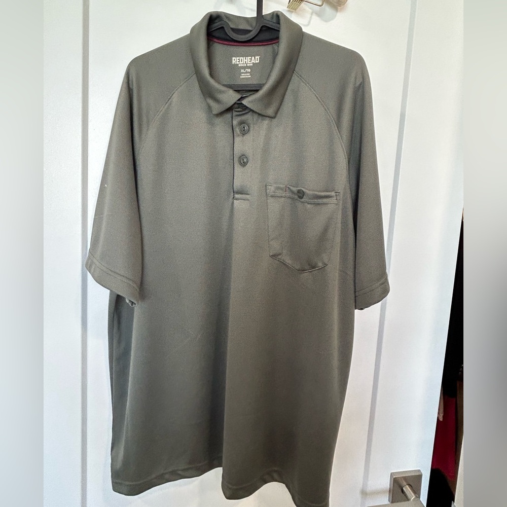 REDHEAD green men's polo shirt XL